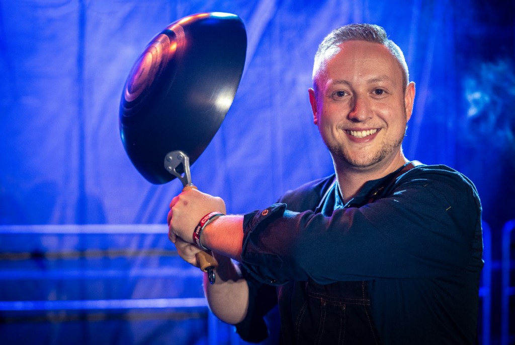Live Cooking am Wok